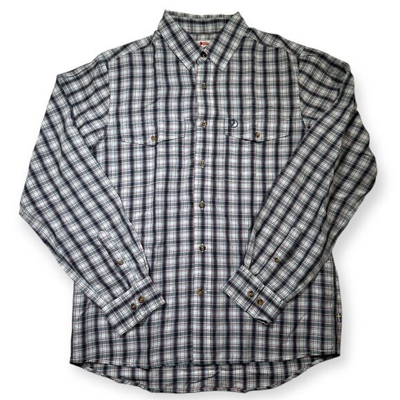 Fjallraven Other - Fjallraven Abisko Cool Plaid Shirt Men's Medium‎ Button Up Hiking Lycell
